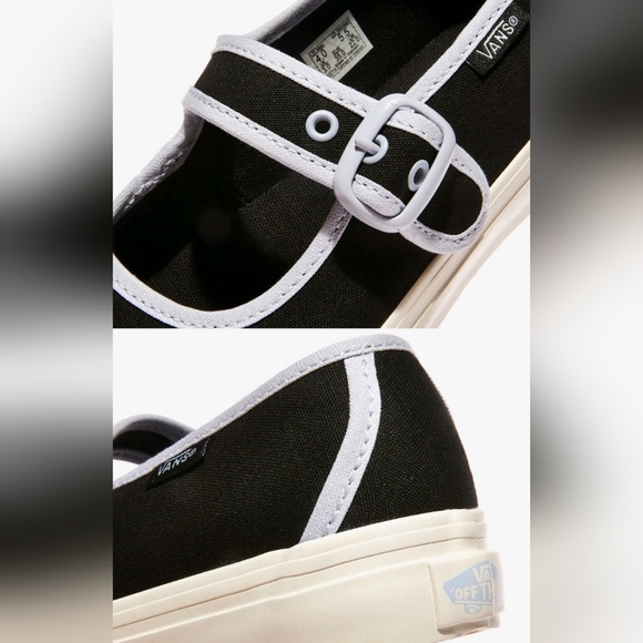 Vans Black and White Mary Jane Sneakers - Picture 6 of 6